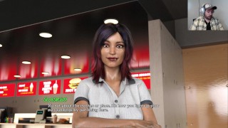 🔥 SALTO DE FÉ | Conhecer uma garota sexy no Burger - Capítulo 2 | Visual Novel [JOGABILIDADE PARA PC] [ENG]