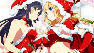 Stepsisters At A Christmas Party Were Excited For A Special Gift Of Anime Hentai Uncensored Cartoon