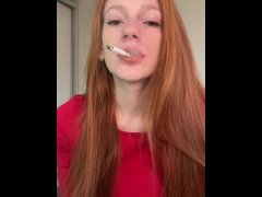 smoking girl