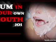 Preview 2 of EAT YOUR OWN CUM JOI // CEI - AUDIO