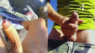 Гетеросексуальный Парень На Праздниках Играет Со Своим Необрезанным Членом