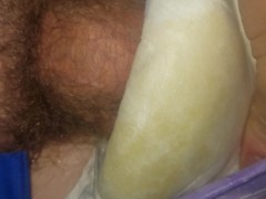 Flooding a fresh goodnites diaper