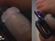 Preview 5 of High-speed Motor Masturbator Bestvibe sextoy big cock, this is on another level of masturbators