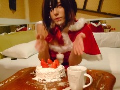 男の娘サンタガール特製♪愛情たっぷりクリスマスケーキ✨あなたにあげる💓【女装】【X'mas】【スイーツ】フルバージョンはマイファンズにて公開中♪ - Screenshot 16 of 16 - Cosplay