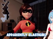 Preview 1 of How to Join Superheros - ft Elastigirl