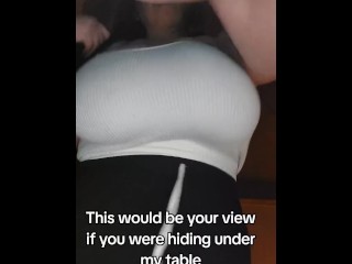 Peekaboo I see a Big Tits