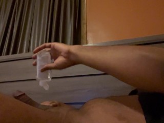 BBC Solo Edging has a Big Cumshot