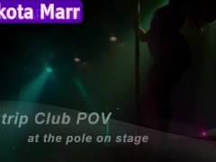 POV you're at the strip club by the pole while Dakota Marr is Stripper Dancing