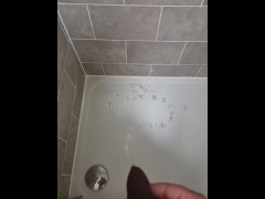 Pissing in the shower