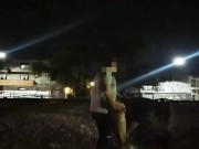 Preview 3 of couple fucking in public with voyeurs anal cum