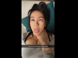 Stepsister caught masturbating was used by stepbro