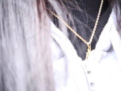 ベランダでオナニーしたら...