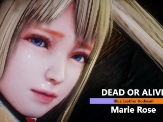 DOA - Marie Rose × Traje De Cuero Azul - Versión Lite