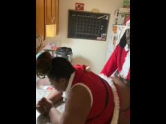 He got this Xmas pussy even though I was mad