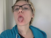 Preview 5 of Spit bubbles and ahegao 💦 PLEASE GIVE ME YOUR CUM LOADS!!!