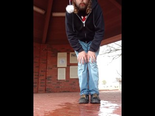 Public Desperate Pissing My Pants In College Station Texas.