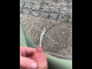 Foreskin Penis Piss at River at Sunny