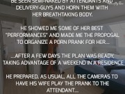 Preview 4 of SERVICE ROOM ADVENTURE pt 1: GentlyPerv meets an exhibitionist slut flasher