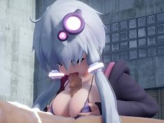 Yuzuki Yukari - Blowjob
