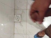 Preview 1 of Peeing and masturbating huge cumload