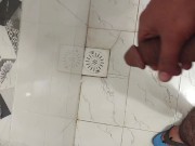 Preview 5 of Peeing and masturbating huge cumload