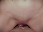 Preview 3 of My stepsister is rubbing her wet pussy on my dick so I can't resist and I cum