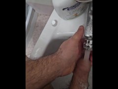 washing cock with tooth soap