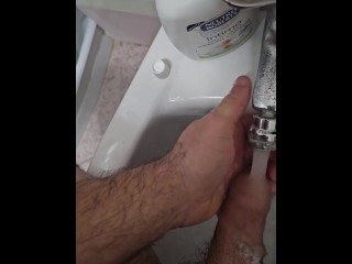 Washing Cock with Tooth Soap