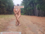 Preview 3 of Outdoor sex with best friend wife.... cum on her pussy .got caught by strangers on road