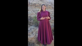 FLDS Prairie nudité robe. Maintenant je suis ex-FLDS alors je me masturbe et me change