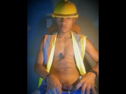 Preview 2 of Chico constructor se masturba frente la camara