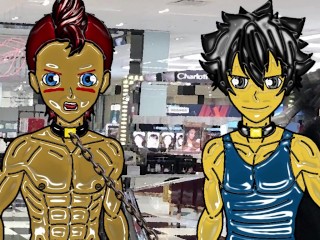 Shun y Kiiro En El Centro Comercial
