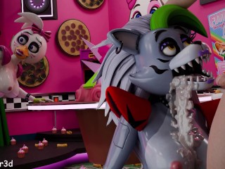 Chica and Roxy are having Fun after Party