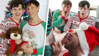 BFFS Dakota And Danny Stay On The Couch On Christmas Eve Expecting To See Santa &Their Gifts Tonight