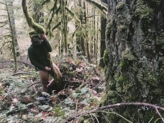 Tree Fucker 2- I have sex with a tree and cum in her hair