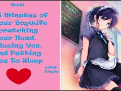 femboy coddling you | scratches, kisses, cuddling | asmr