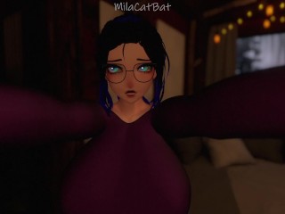 Gros Seins Big Ass VR Vtuber MILF Wamts Pour Vous Réchauffer Après La Journée En Plein Air Partie 1/3 (intro Sfw-ish)