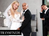 TRANSFIXED - Gorgeous Trans Bride Gracie Jane Cheats With Her Man Of Honor Just Before Her Wedding