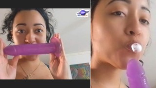 Saturno Squirt enseñando hacer garganta profunda y con tutorial de maquillaje 🔥🔥