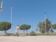 Preview 1 of Fully naked basketball in public