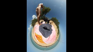 НОГИ на берегу моря — снимок с помощью GoPro Max