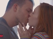 Preview 1 of ADULTMOBILE - Redhead Madi Collins Rubs Her Pussy When Her Hot Stepbrother Comes In And Fucks Her