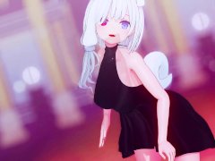 【MMD R18 /4K】《Inukko (犬娘)》~《Black Mamba (aespa)》