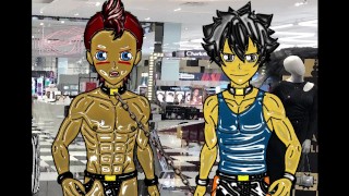 Shun y Kiiro en el centro comercial 2