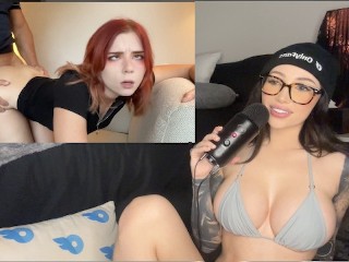Sweetie Fox, Porn ASMR Reaction, Red Head Slut Gets Fucked by a Stranger - Amateur Willow Harper!