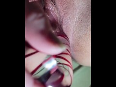 MILF Fucking a Candy Cane