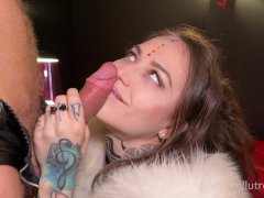 Sloppy Wet Blowjob From Hot Goth Girl - Mari Galore