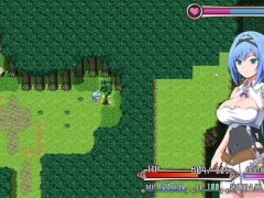 Nightmare knight - a sexy paladin junting monsters naked