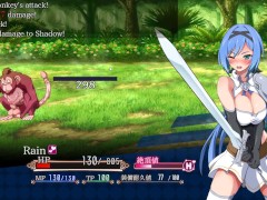 Nightmare knight - a horny paladin fighting monsters