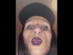 Slut licking Bitch Collar